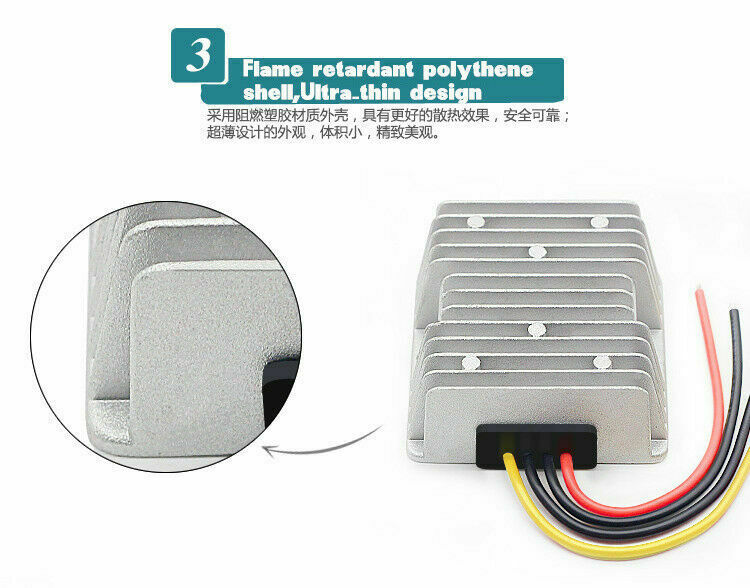 8-40V to 12V 72W Car Power Supply Regulator Automatic Voltage Stabilizer Convert