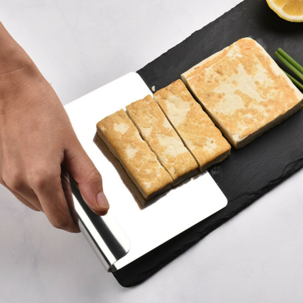 Stainless Steel Dough Cutters Pizza Cake Scraper Spatulas Pastry Baking Tools