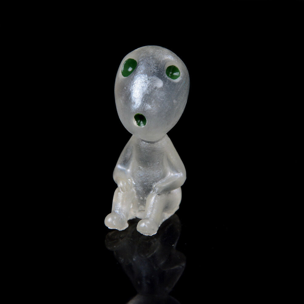 5Pcs Luminous Princess Mononoke Tree Elves Spirit Kodama Potted Garden De.l8