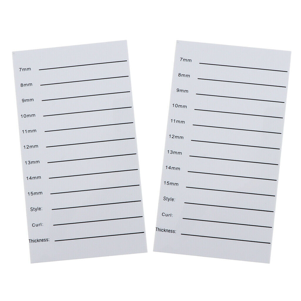 2x Plastic Eyelash Extension Tray Glue Pallet Holder Lash Plate Stand Board
