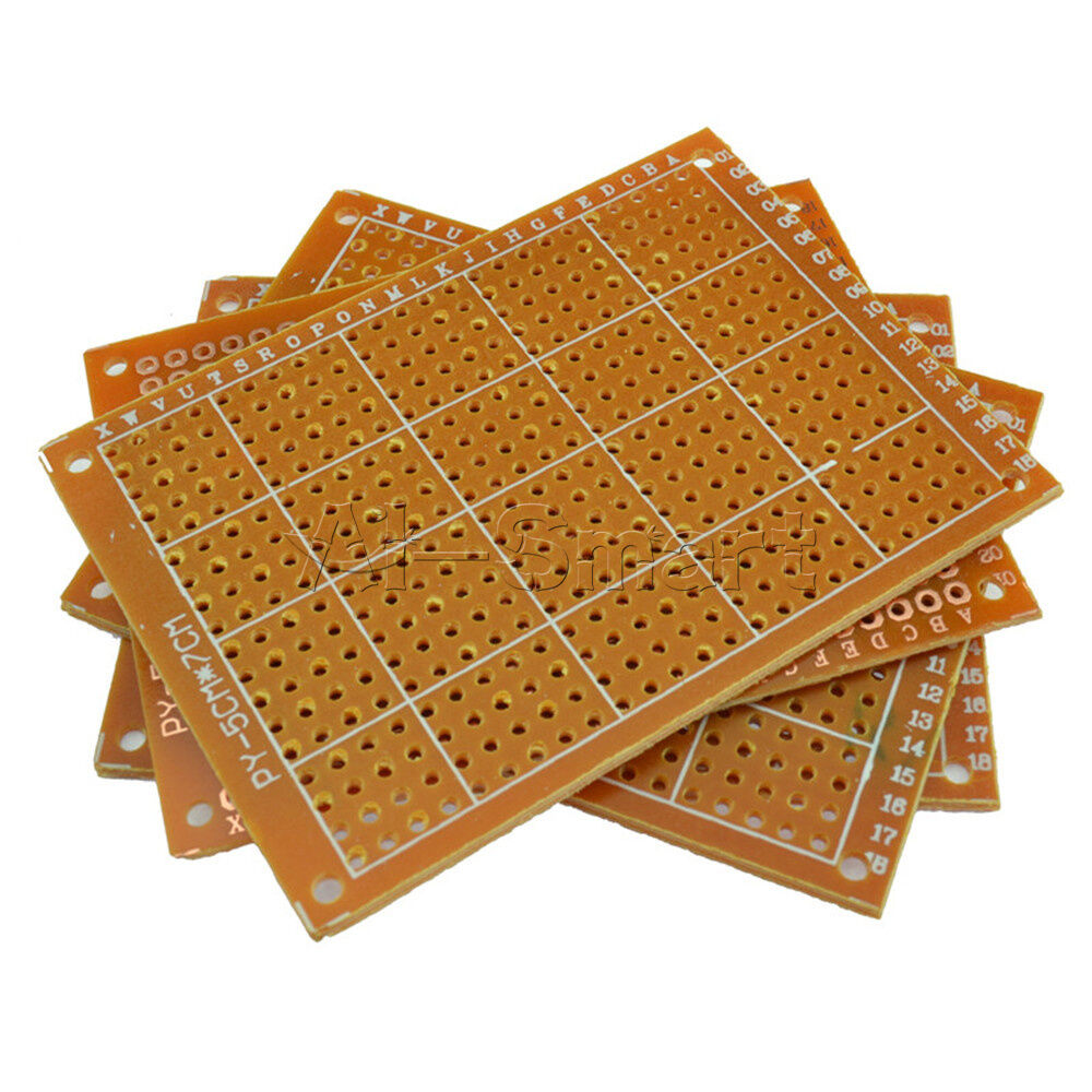 5Pcs 5cm  x 7cm DIY Prototype Paper PCB for Universal Board prototyping pcb kit