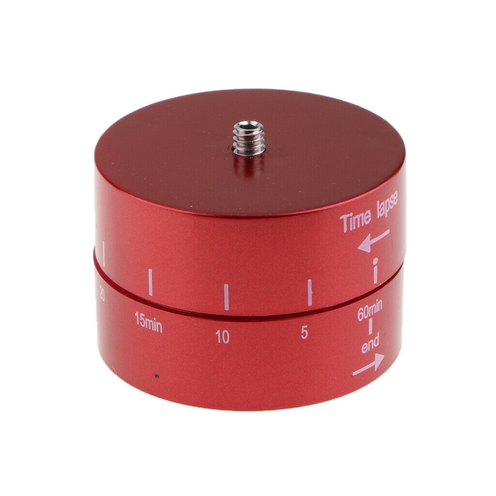 Panorama 360/60 Minute Time Lapse Tripod Head For Smartphone Red