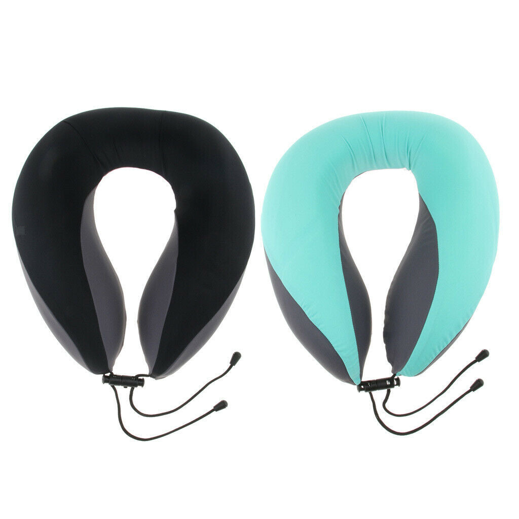 2X Home Office Travel Portable U Shaped Memory Foam Pillows Neck Protection