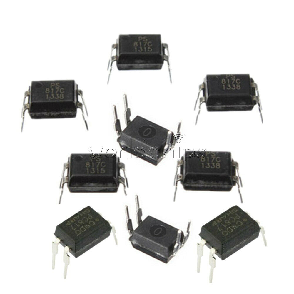 10PCS LTV817 PC817 EL817C PC817-1 DIP-4 OPTOCOUPLER SHARP top