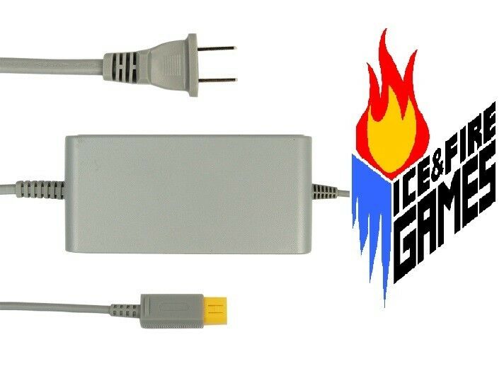 AC Adapter for Nintendo Wii U Console - New in Box - System Power Cord