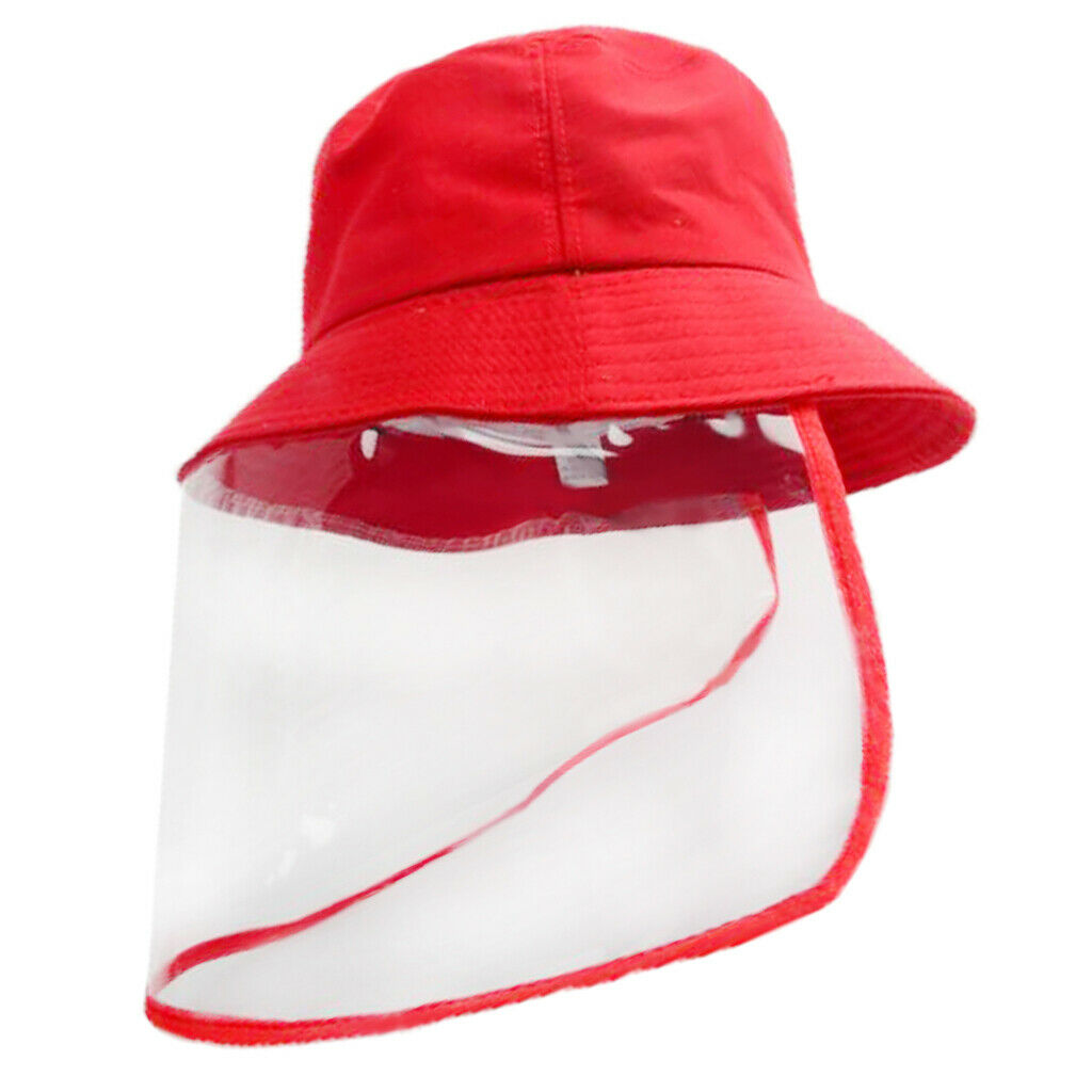 Bucket Hat Windproof Sun Protection Outdoor Fishing   Hat Red