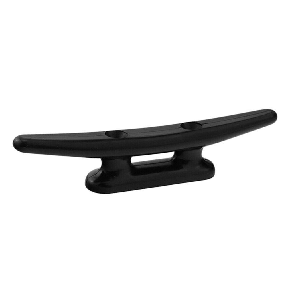 Heavy Duty 8'' Nylon Marine Boat Flat Top Low Cleat Rope Tie Hardware