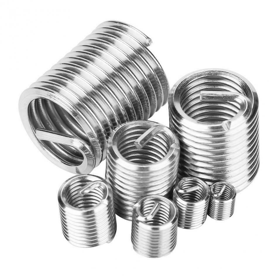 40Pcs Stainless Steel Threaded Repair Casing Threaded Sheath Wire Threaded Inser