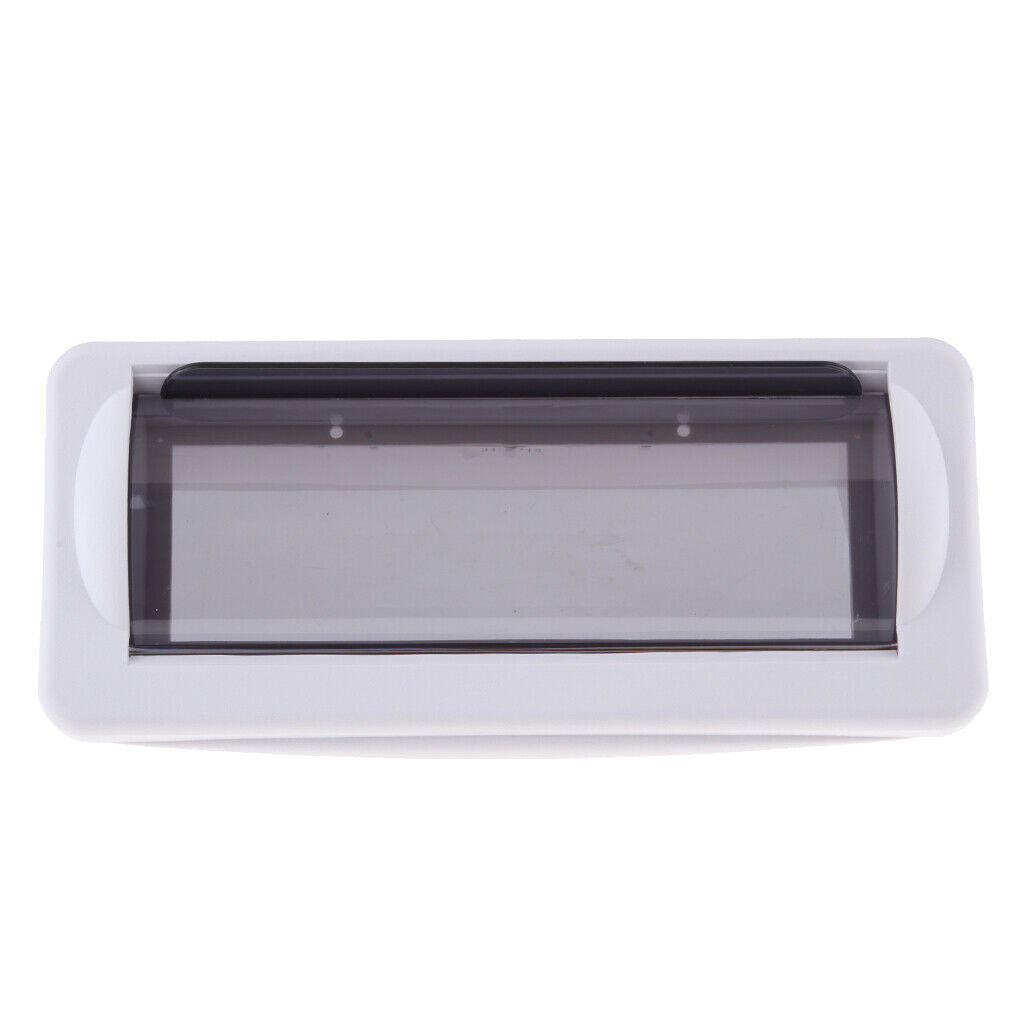 Universal Marine Radio Cover Waterproof with Flip-up Door (White)