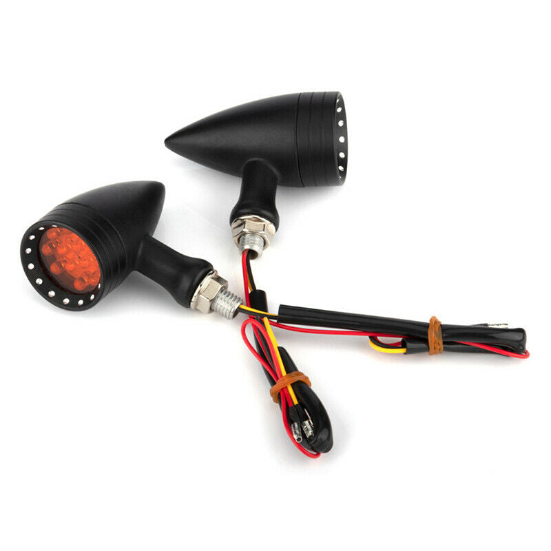 Motorcycle M10 LED Running Blinker Brake Turn Signal Lights Indicators Universal