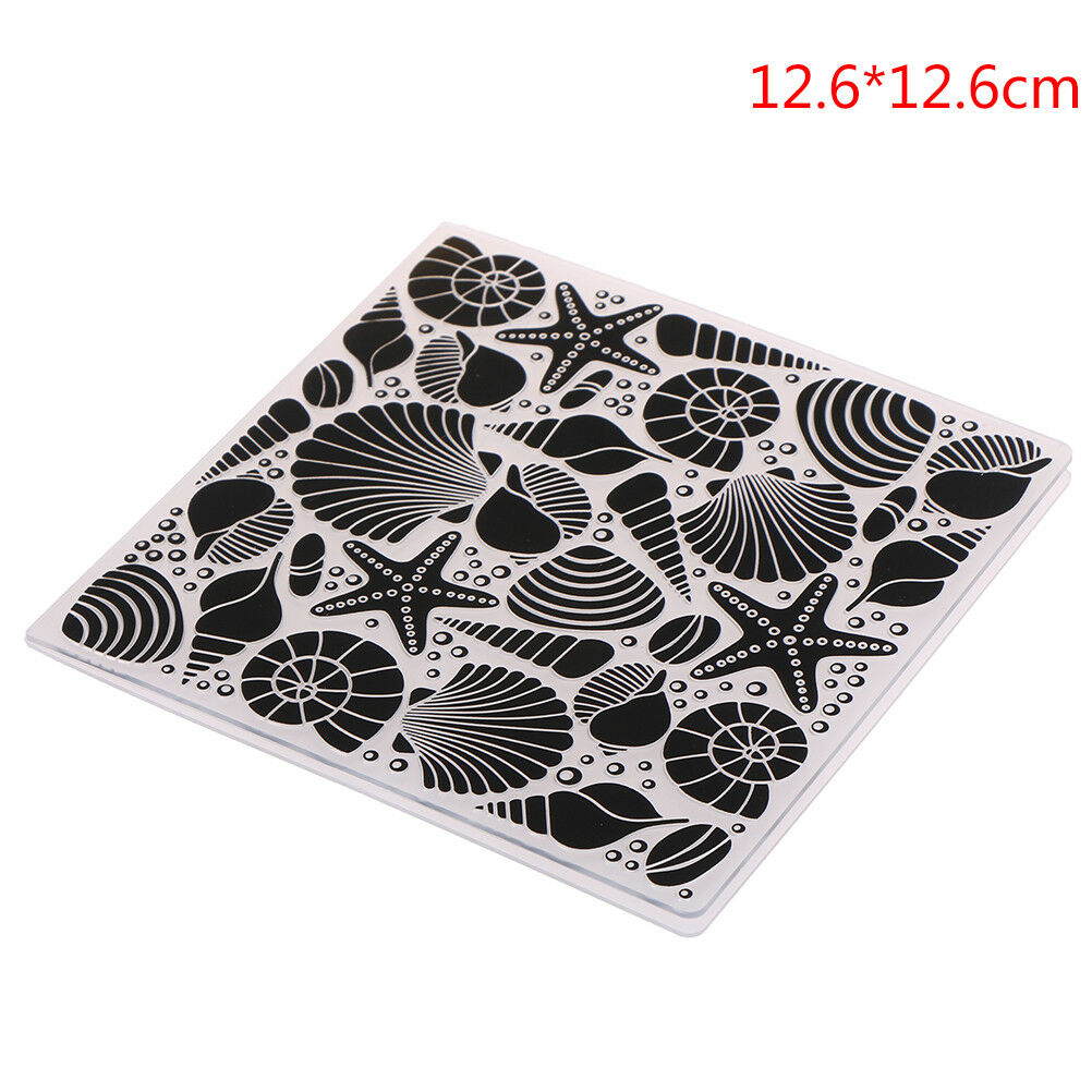 seafood Embossing folders Plastic Embossing Folder For Scrapbooking DIY ca.l8