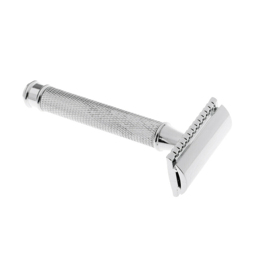 Adjustable Double Edge Safety Razor Classic Manual Shaver For Beard Removal