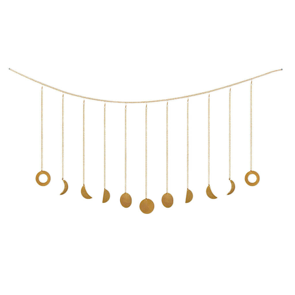 Hanging Pendant Lunar Moon Phase Chain Photo Background Chain