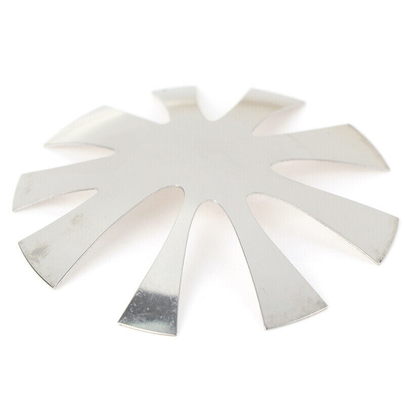 Nail Cutter Plate French Manicure Style V-Shape Stainless Steel Nail Art WF
