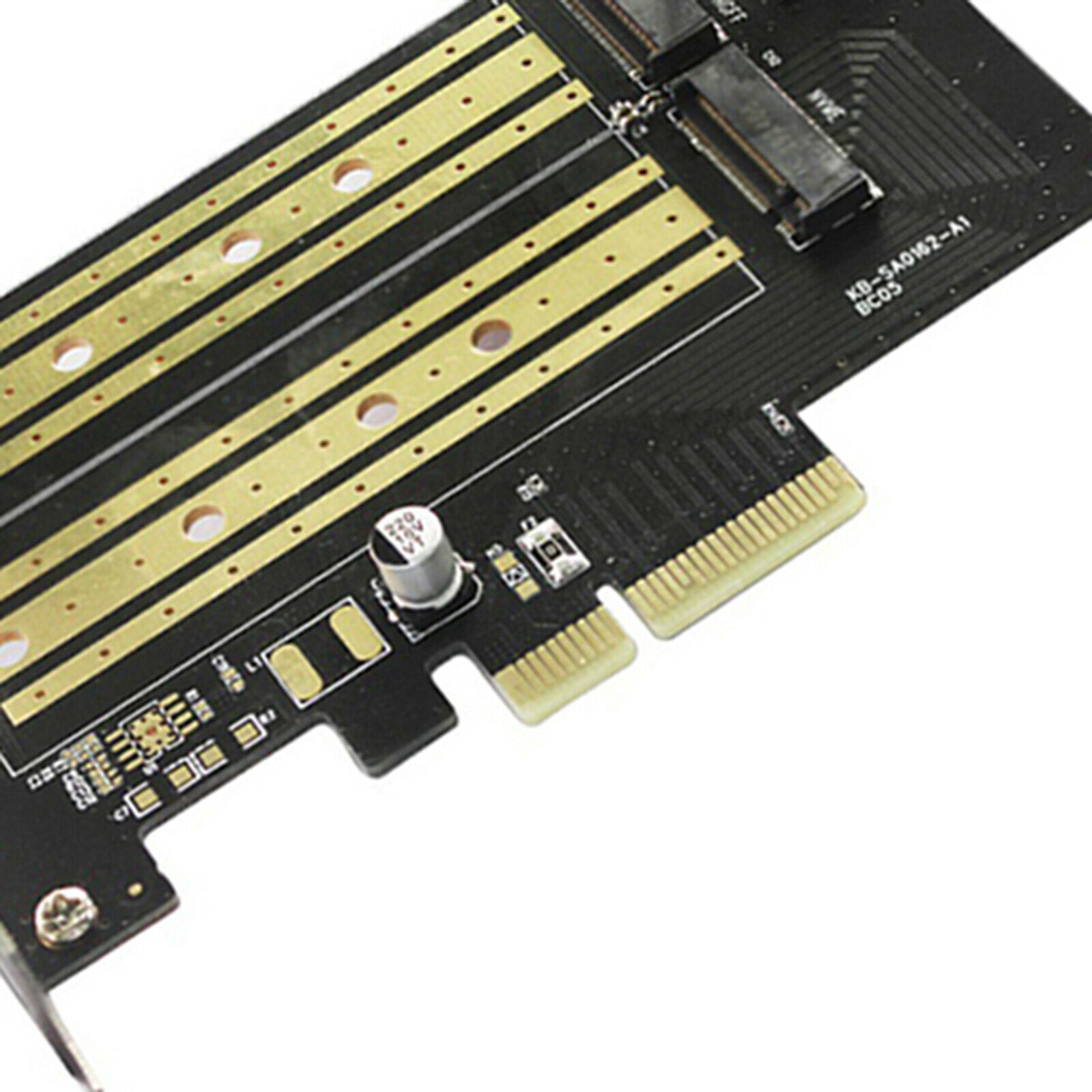 Metal PCIE to M2/M.2 Adapter SSD (M Key) 2280 2260 2230 for NVMe or SATA SSD