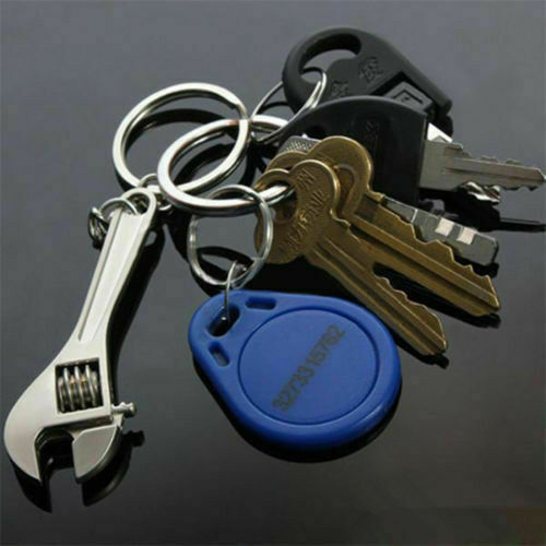 2021 Stainless steel Adjustable Creative Wrench Spanner DIY Key Chain Keyring US