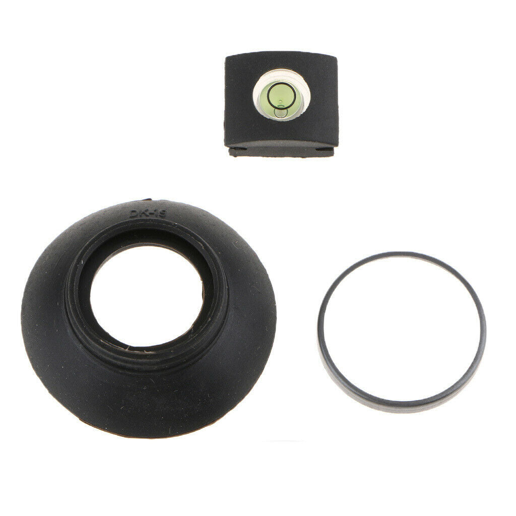 1 Piece Camera Viewfinder Eyecup Eyepiece + Spirit Level for Nikon D850/D500