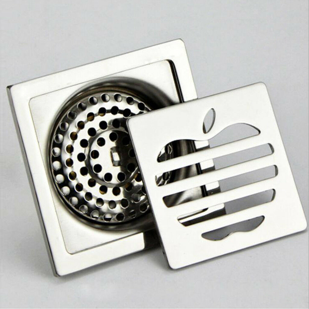 1pc Square Shower Bathroom Kitchen Floor Water Drain Waste Trap Plumbing #11