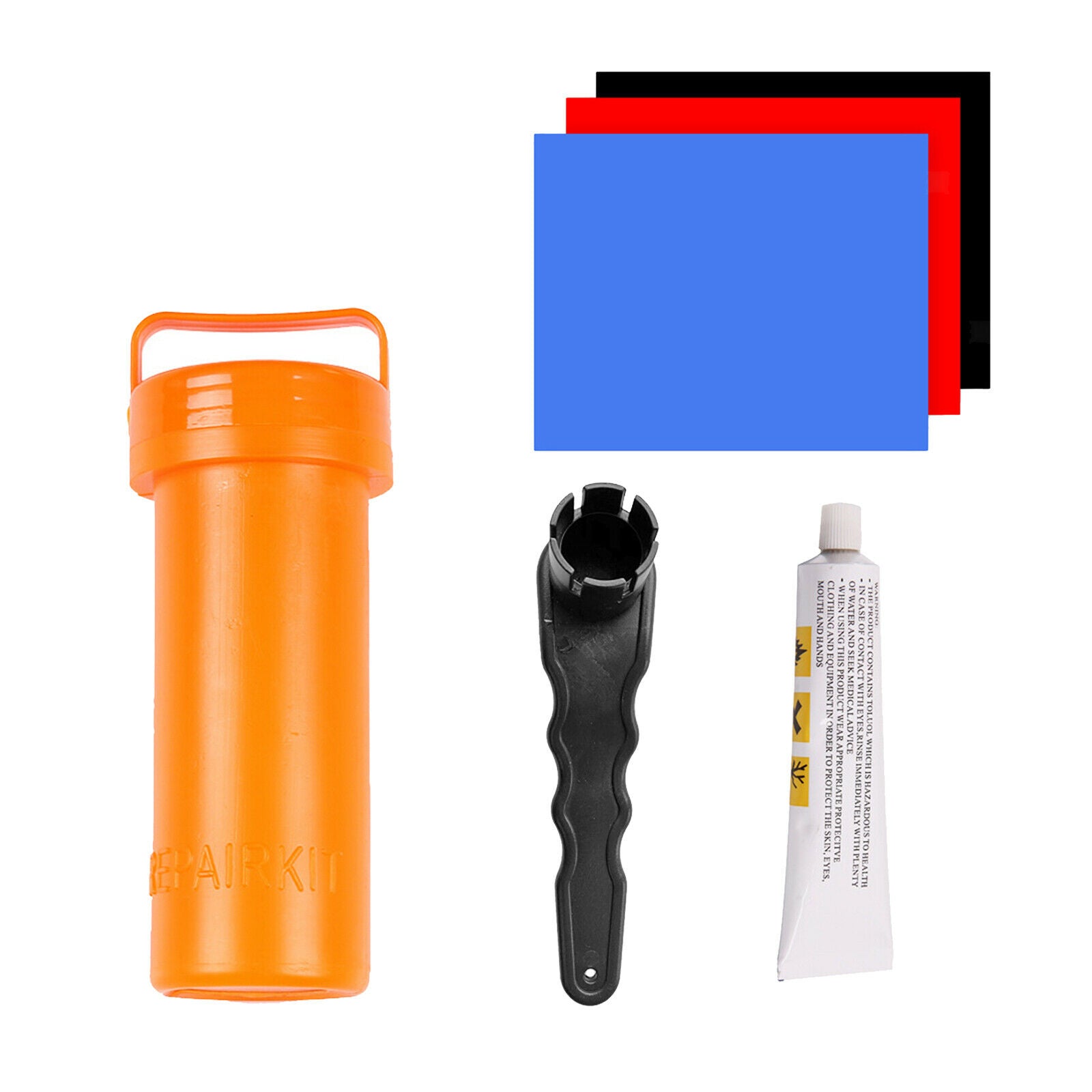 Durable PVC Repair Patch Inflatable Boat Kayak Canoe Spanner Air Bed Mending