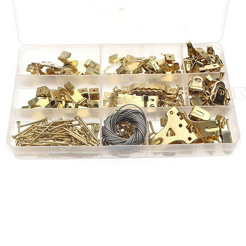 Picture Hanging Kit, 250Pc, Picture Hangers, Nails for Hanging Pictures, WalP5P3