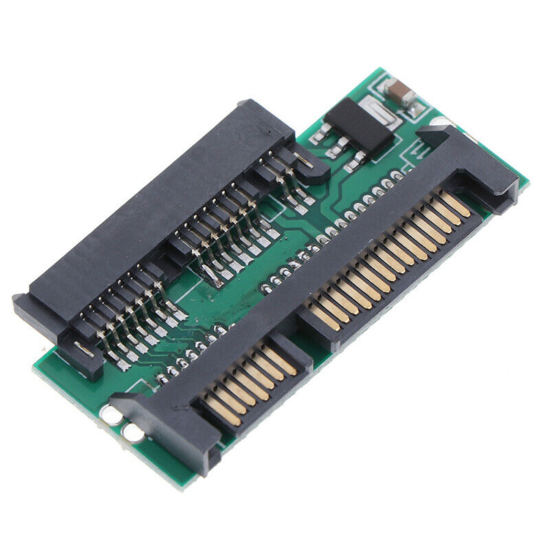 1.8" Micro SATA MSATA TO 7+9 2.5" SATA Adapter Converter Card Connector 3.l8
