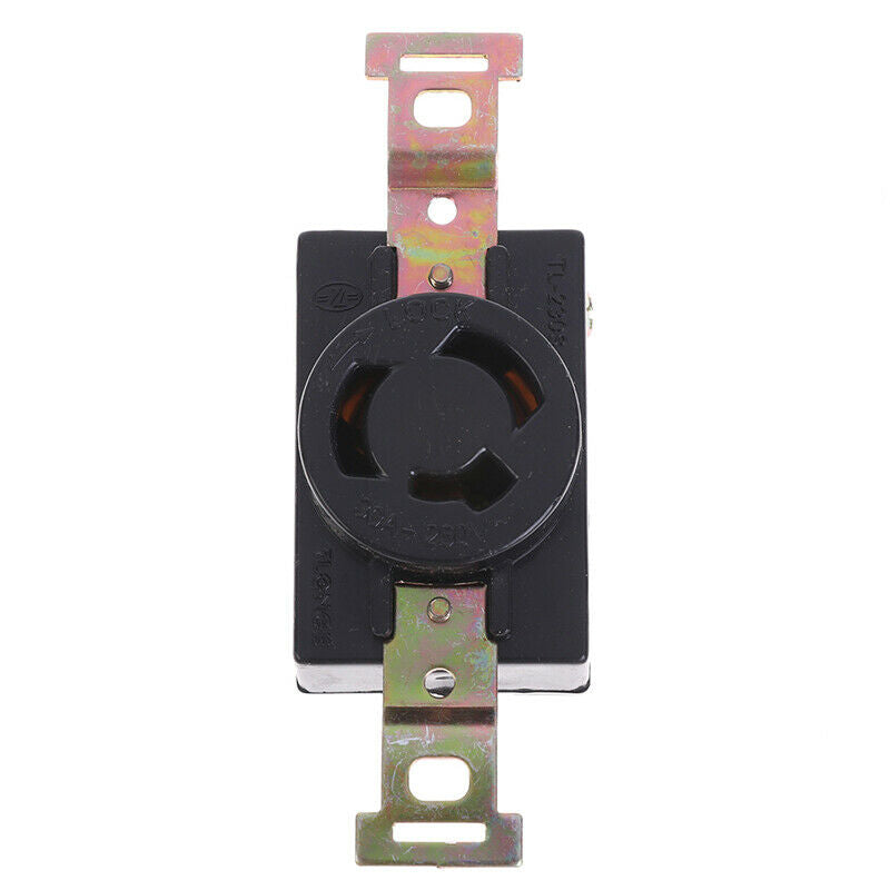 30A Copper American Female Wired Lock Connector US industry Generator Soc.l8