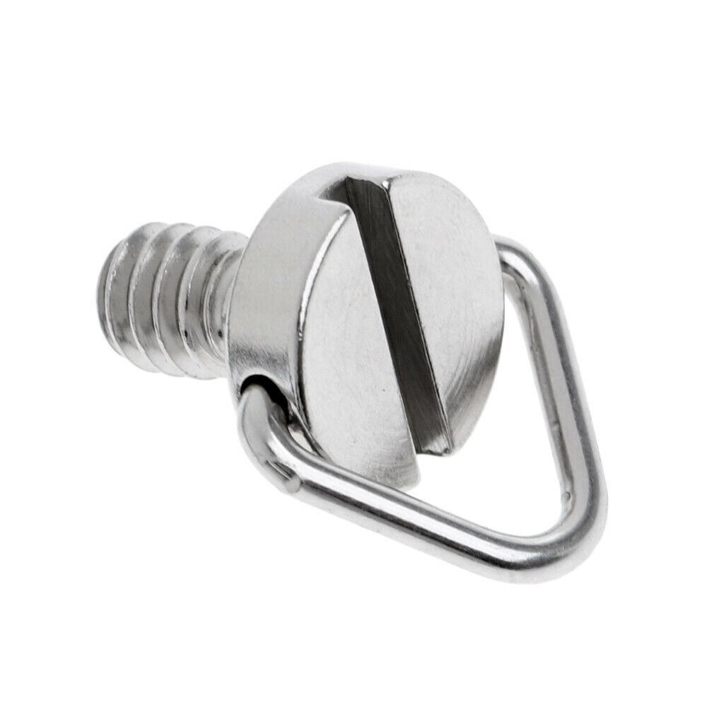 3Pcs Stainless Camera Screw Adaptor Scuba Diving Photography Base Tray 1/4