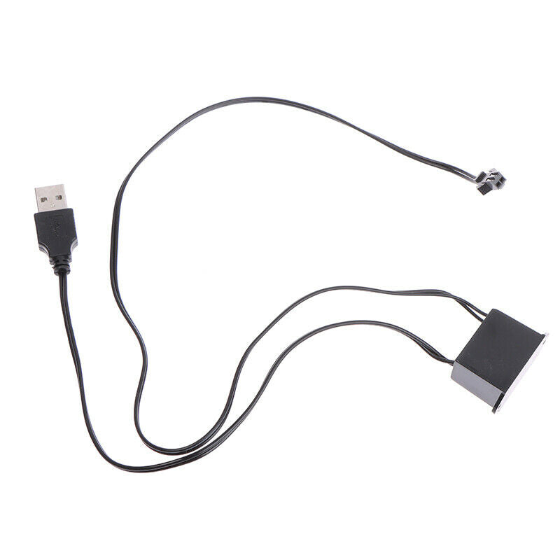 5V USB Adapter Driver 1-5M El Wire Electroluminescent Light Controller In.l8