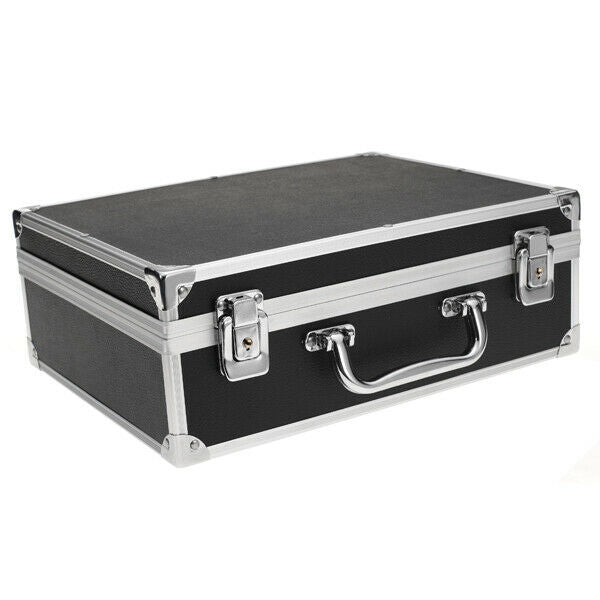 Tattoo Machine Tube Storage Case Organizer with Clasp for Equipment Black