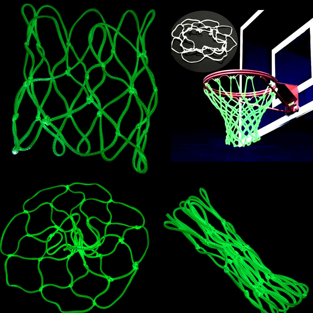 Glow In The Dark Basketball Hoop Net Luminous Shoot Training Sports Kid G.l8