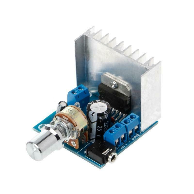 AC/DC 12V TDA7297 2x15W Digital Audio Amplifier DIY Kit Dual-Channel Module
