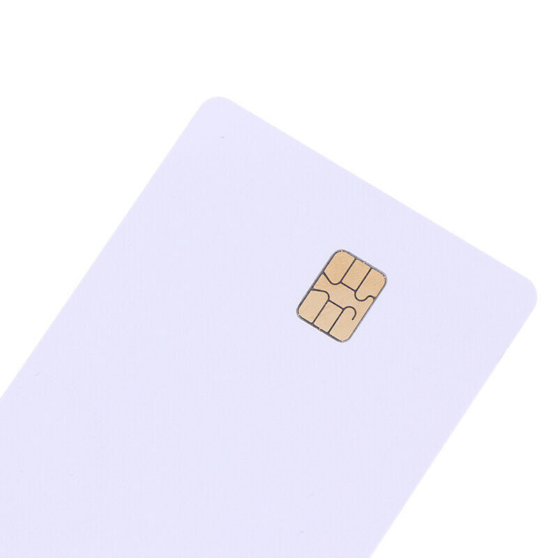 10Pcs SLE 4442 Chip With Hico Magnetic Stripe Contact IC Card 2 in 1 Blank C Kt