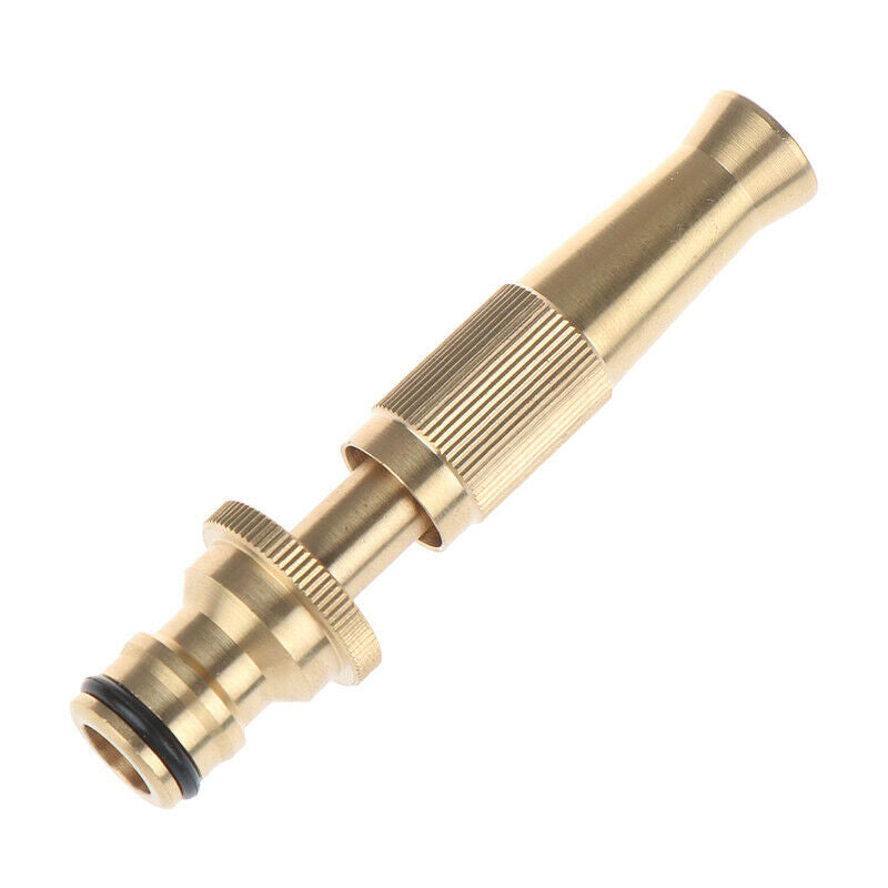 Brass Adjustable Spray Gun Hose Nozzle High Pressure Straight Copper GunJCAUJ XC