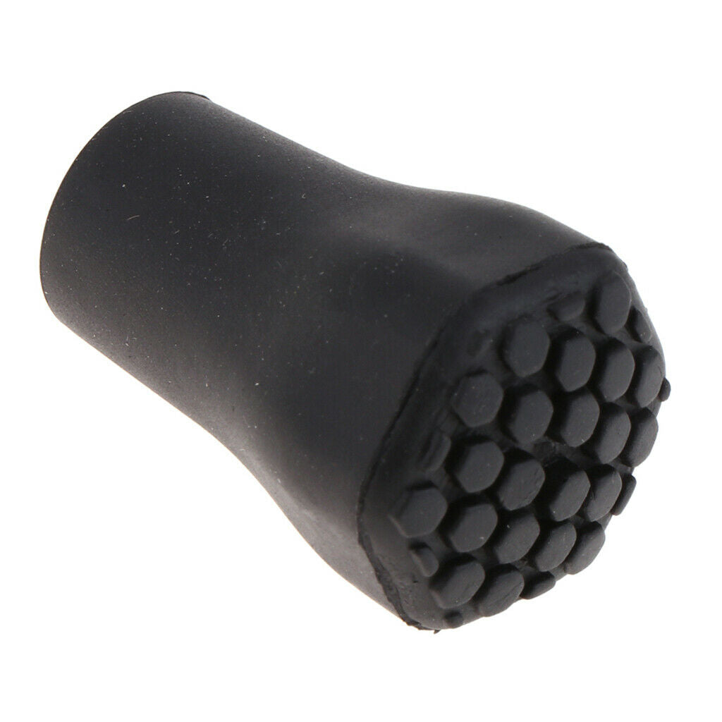 Rubber Trekking Poles Tips - Replacement Pole Tip Protectors for Hiking Sticks,