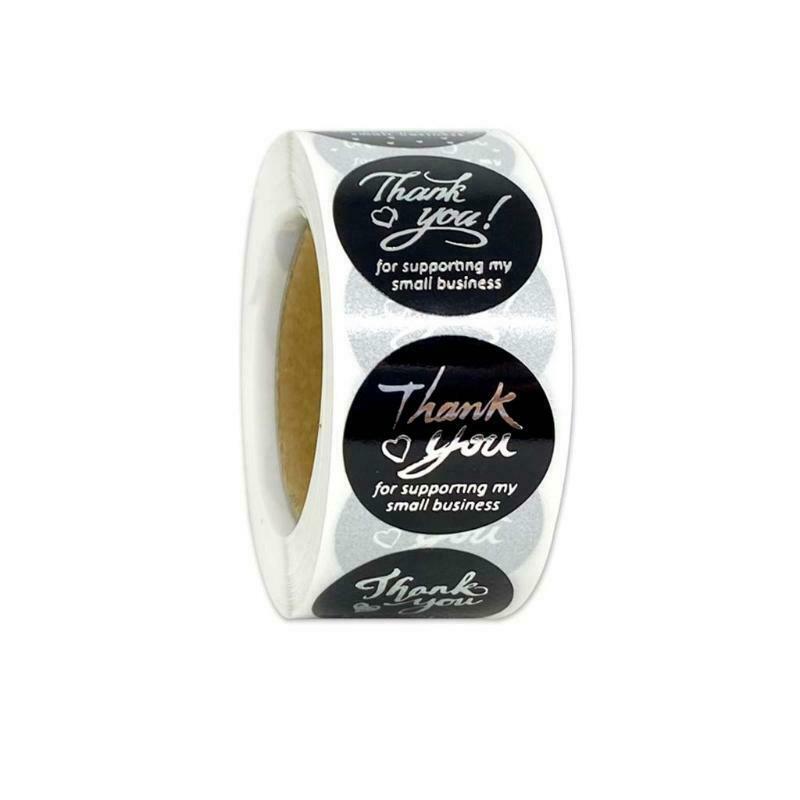 500pcs/roll Pink DIY Handmade Thank You Stickers Wedding Package Seal Labels