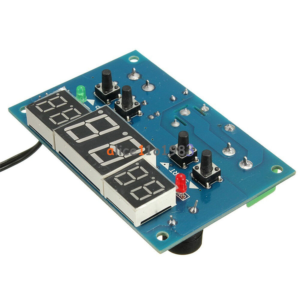 12V Intelligent Digital Led Thermostat -9°C - 99°C Temperature Controller