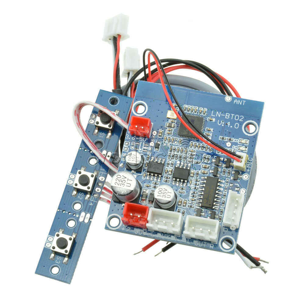 For Car Phone Bluetooth 4.0 Audio Receiver Board Stereo Sound Module LN-BT02