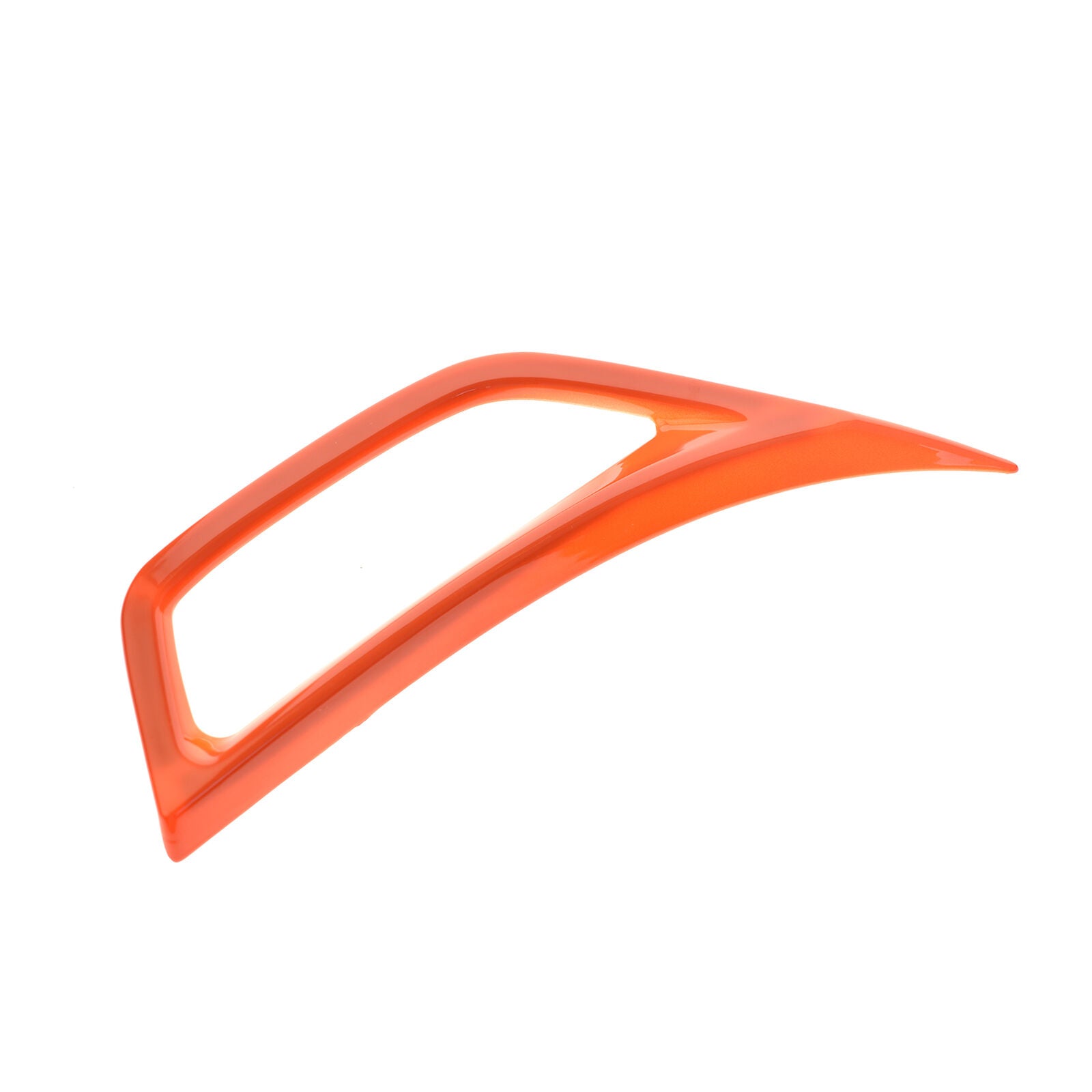 Orange Car Leaf Plate Air Inlet Vent Trim Cover Decor For 2018+ Jeep Wrangler JL