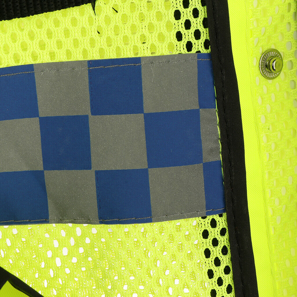 Reflective Warning Vest Working Clothes High Visibility Day Night Protective