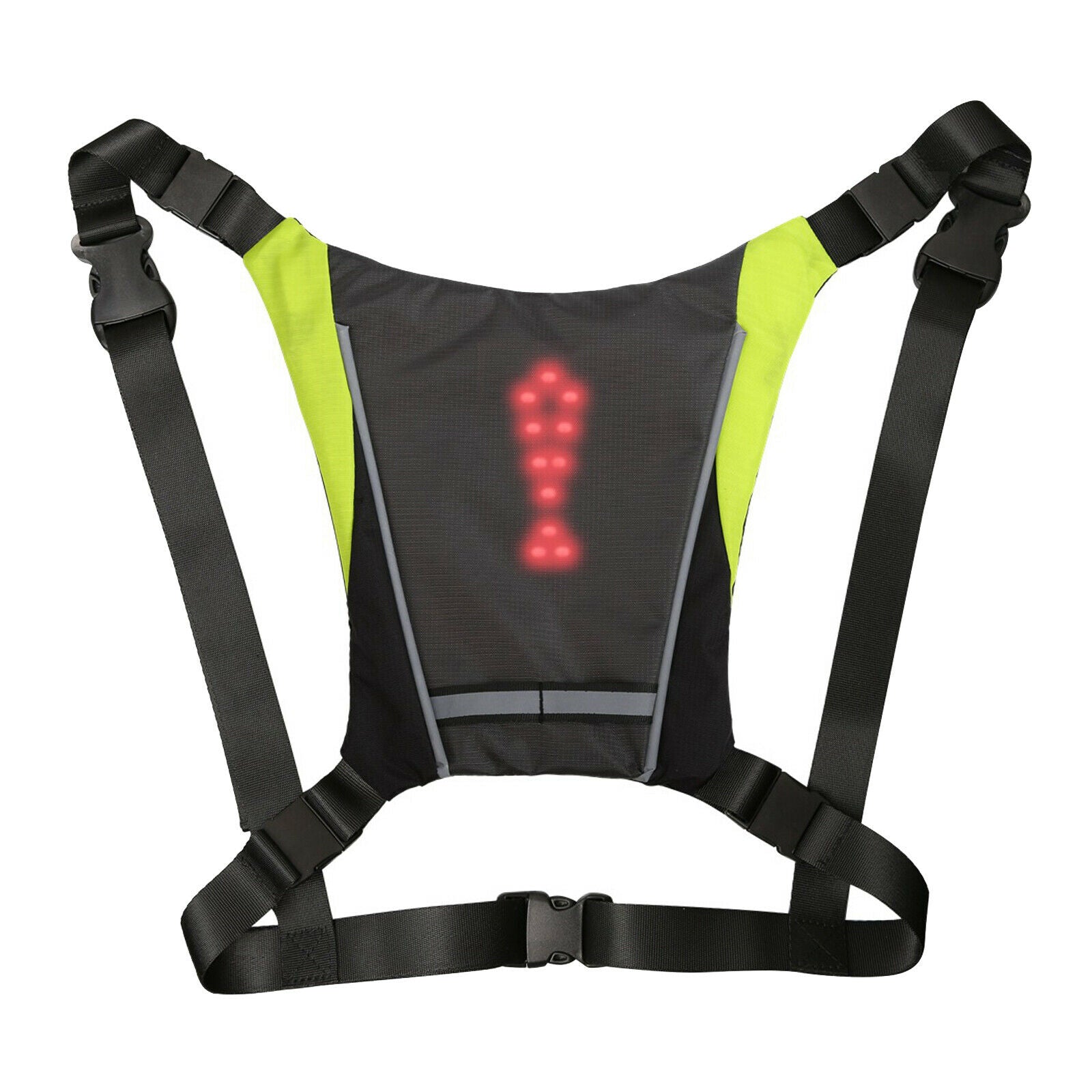 4-Mode Turn Signal Vest Waterproof Remote Direction Indicator Backpack Pack