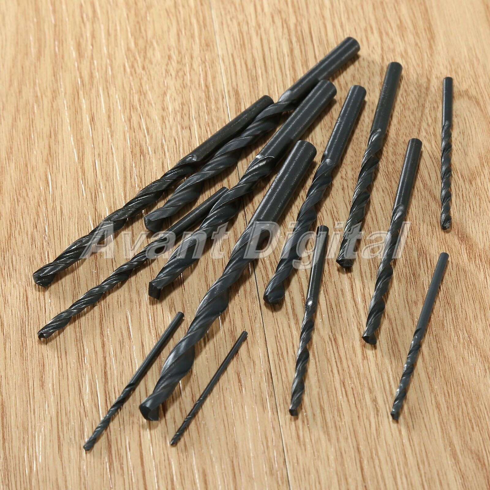 1.5mm-6.5mm HSS Steel Nitrogen Coated Straight Shank Twist Drill Bits 13pcs/Set