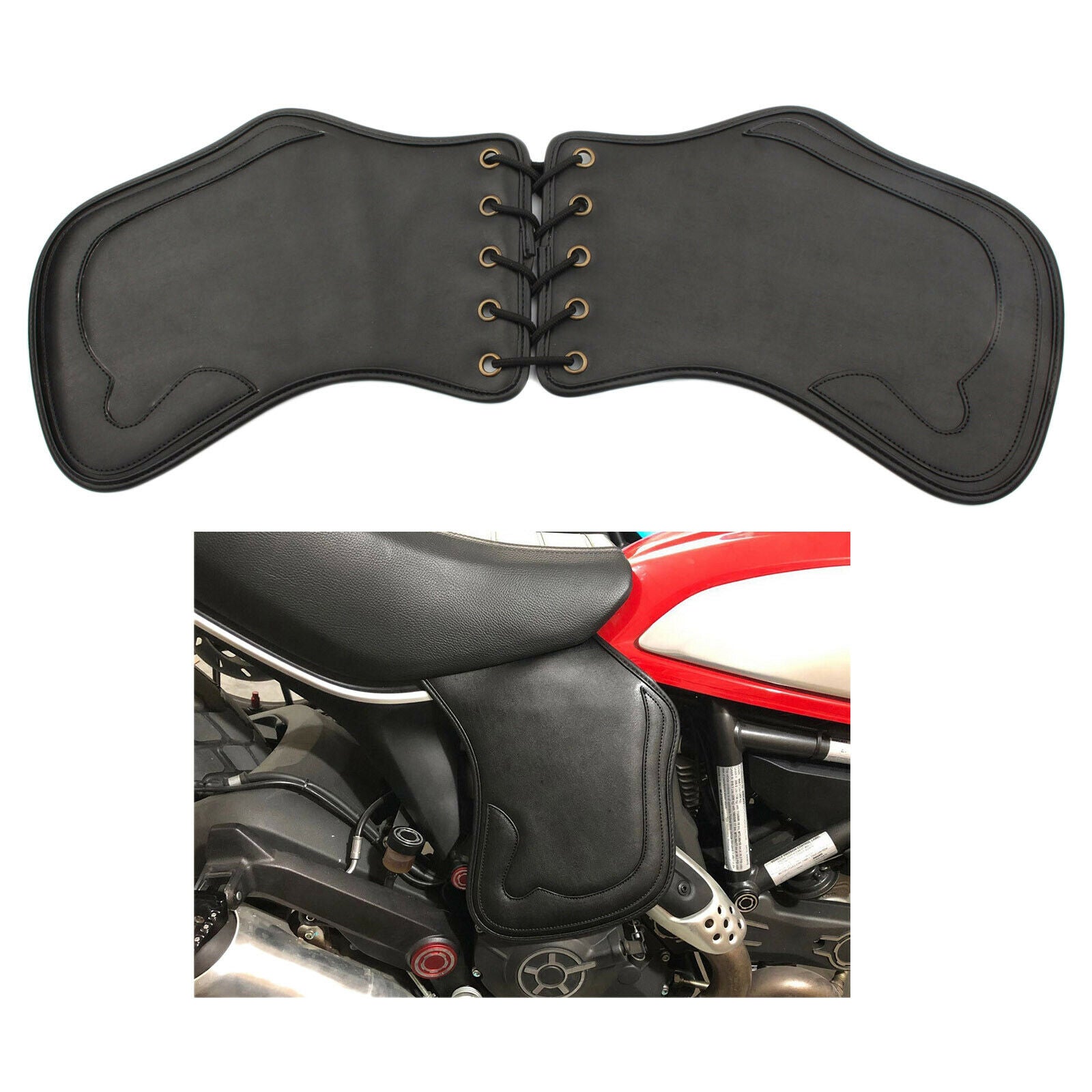 Motorbike Saddle Shield Heat Deflector for Decorative Side Accessories