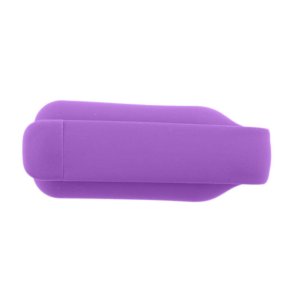 For   Vivofit 3 Fitness Tracker Clip Fastener Clasp Rubber Case Purple
