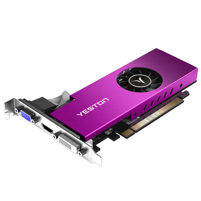 Yeston RX550-2G D5 LP 1183/6000MHz 2G/64Bit/GDDR5 VGA + MI + DVI-D PCI-Expr W8W3