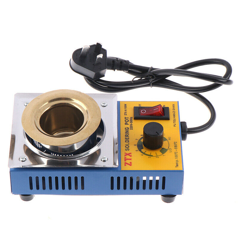 100-550°C Solder Pot Soldering Desoldering Bath Stainless Steel Plate HOTY1
