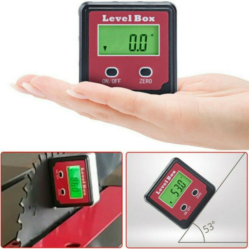 Digital Magnetic Tool Bevel Box Protractor Protractor Inclinometer Lcd