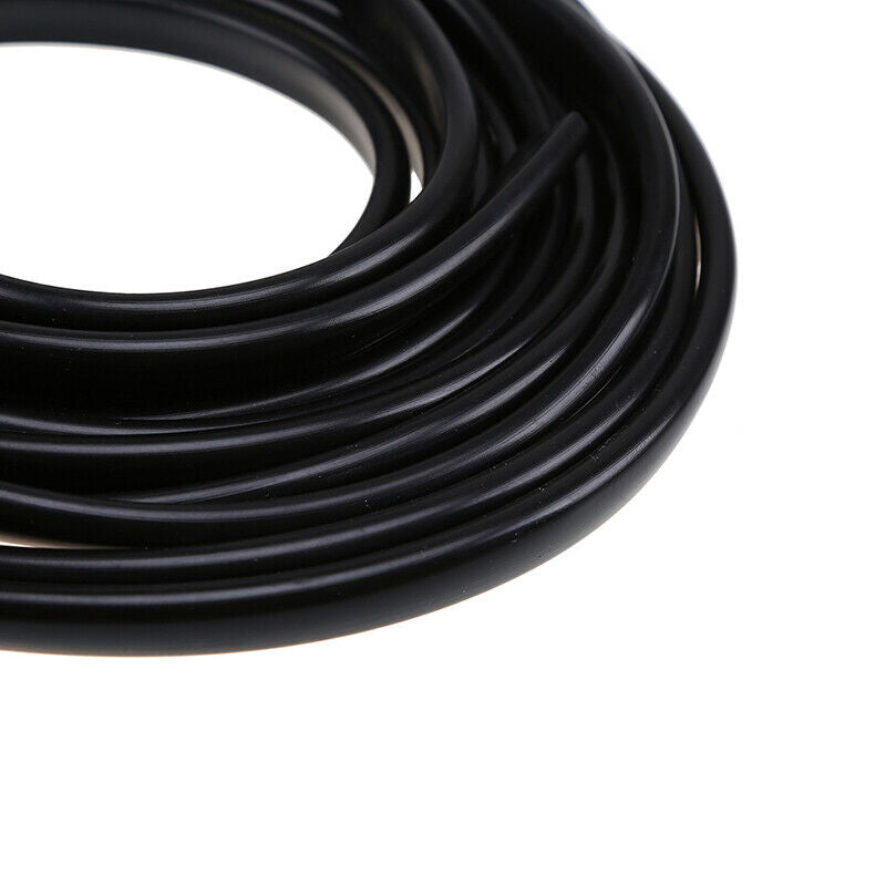 5m Car Door Edge Trim Guard Molding Rubber Seal Strip Scratch Protector Black