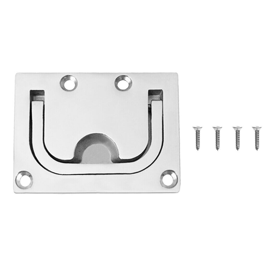 4pcs Boat Hatch Cabinet Drawer Lift / Pull Handle 316 Marine Stainless Steel