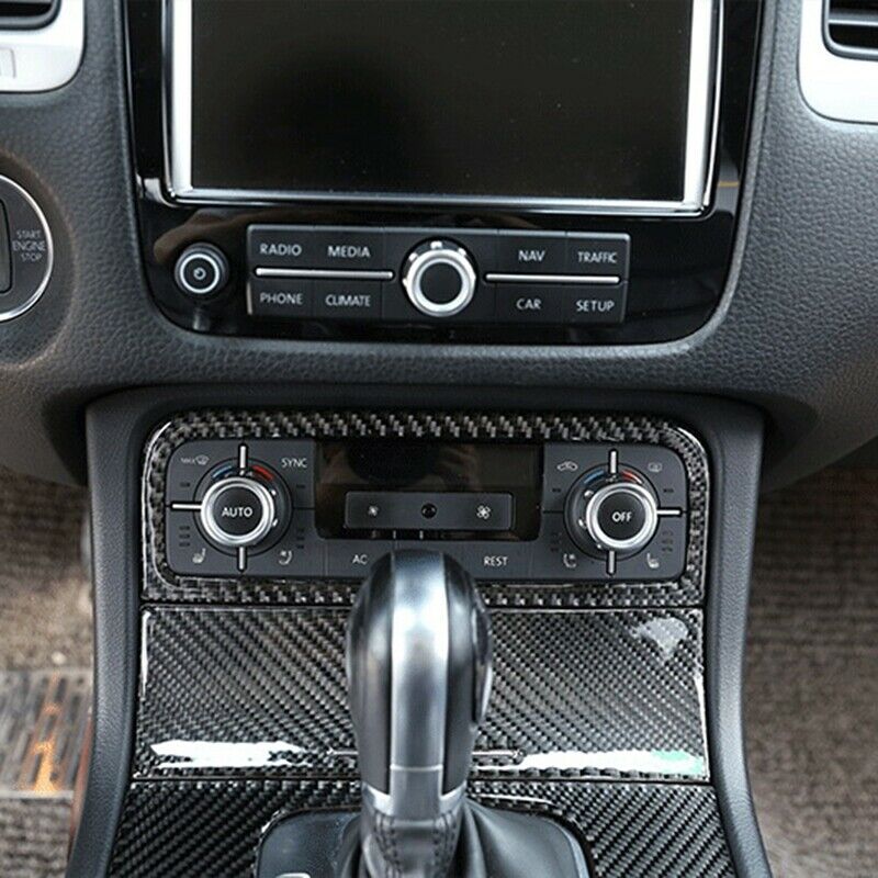 Car Stickers Air Conditioning Switch Decorative Panel Cover Trim for TouaregE7I3