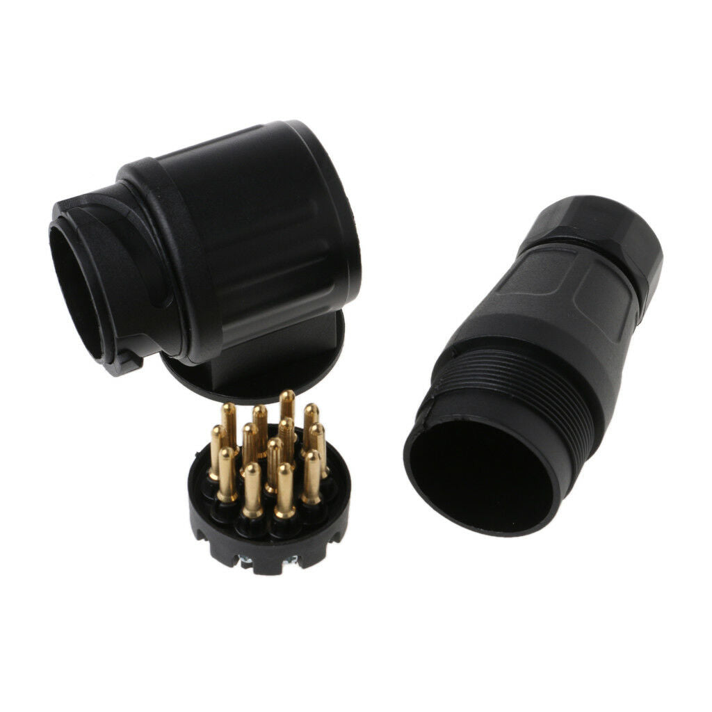 Car Auto Trailer 13 Pin Plug Connector Socket Caravan Truck Waterproof Adapter